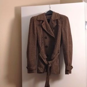 Ralph Lauren Tweed Double Breast Coat